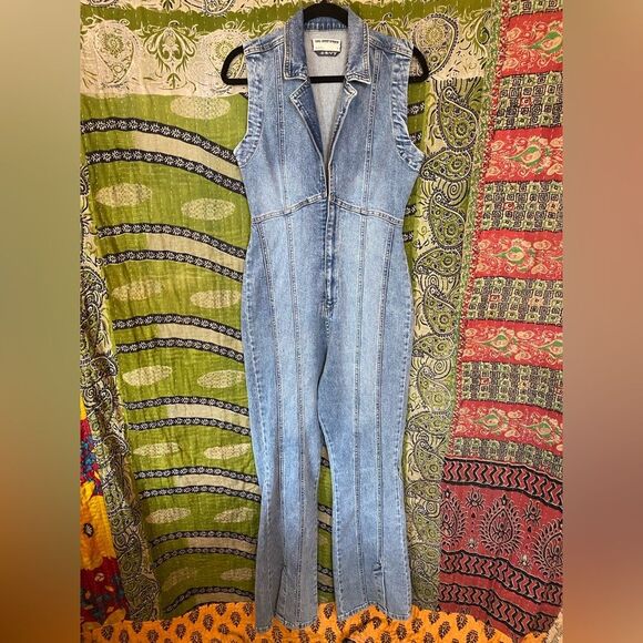 NWOT Free People Cielo CRVY Ring The Alarm One-Piece Jumpsuit Size Small - Picture 2 of 16